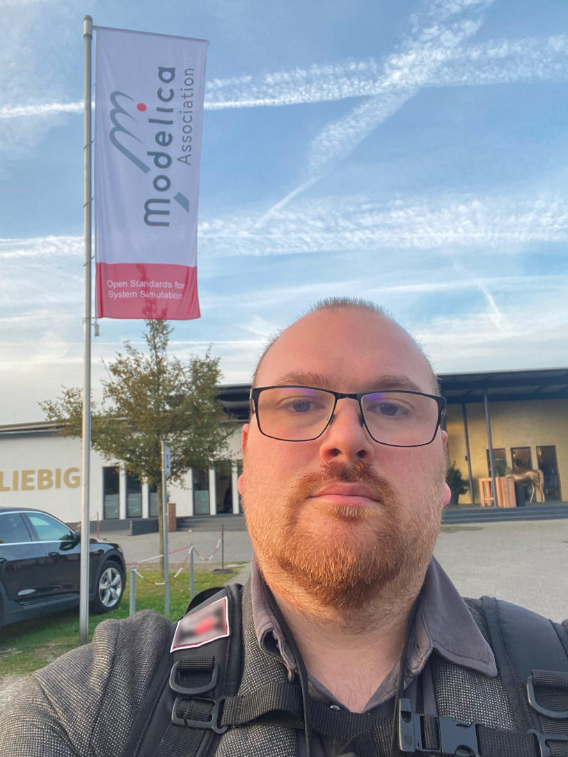 Philipp at the Modelica Conference 2023 in Aachen